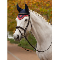 Bonnet anti-mouches LeMieux Loire Marine / cranberry Bonnet anti-mouches LeMieux Loire Marine / cranberry