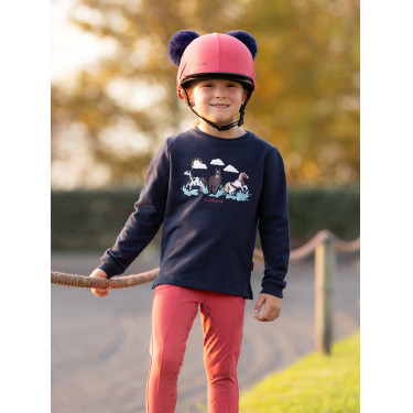 Toque double pompom Mini LeMieux Cranberry Rose Toque double pompom Mini LeMieux Cranberry Rose