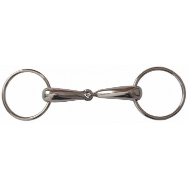 Mors 2 ringen hol staal vernikkeld T van T Mors 2 ringen hol staal vernikkeld T van T