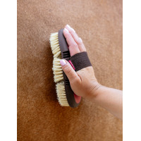 Borstel LeMieux Flexi Scrubbing Abrikoos Oranje Borstel LeMieux Flexi Scrubbing Abrikoos Oranje