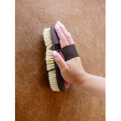 Brosse LeMieux Flexi Scrubbing Cranberry Rose Brosse LeMieux Flexi Scrubbing Cranberry Rose