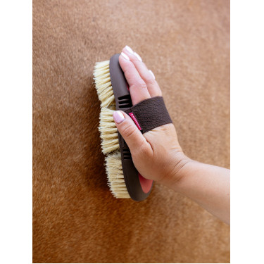 Brosse LeMieux Flexi Scrubbing Cranberry Rose Brosse LeMieux Flexi Scrubbing Cranberry Rose