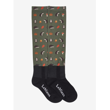 Harlow Mini LeMieux Froostie Pony bedrukte sokken Egel