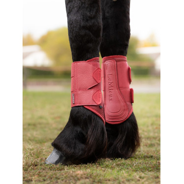 Guêtres souple LeMieux mesh Arika Cranberry Guêtres souple LeMieux mesh Arika Cranberry