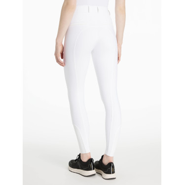 LeMieux kniestuk grip broek Isabelle dames Wit