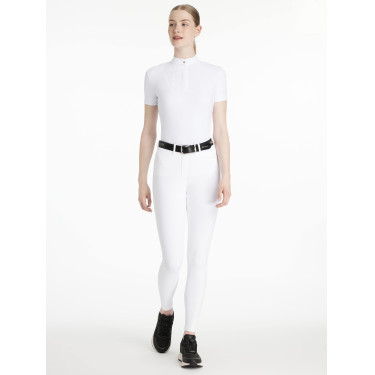 LeMieux kniestuk grip broek Isabelle dames Wit