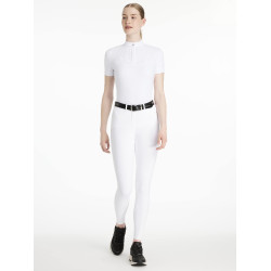 Pantalon LeMieux grip genoux Isabelle femme Blanc