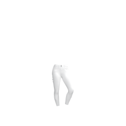 LeMieux kniestuk grip broek Isabelle dames Wit