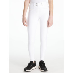 Pantalon LeMieux grip genoux Izzy Young Rider Blanc