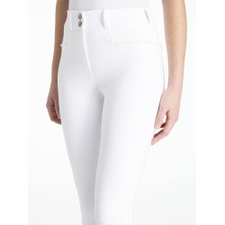 Pantalon LeMieux grip genoux Izzy Young Rider Blanc