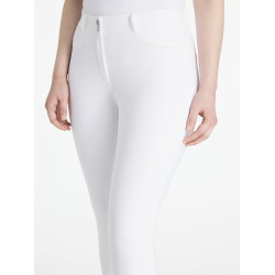 Pantalon LeMieux Isabelle full grip femme Blanc Pantalon LeMieux Isabelle full grip femme Blanc