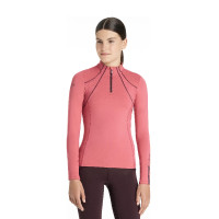 Sous-vêtement mesh Mia LeMieux Young Rider manches longues Cranberry Rose Sous-vêtement mesh Mia LeMieux Young Rider manches longues Cranberry Rose
