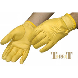 Gants daim T de T Doré Gants daim T de T Doré