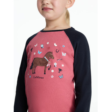 Lange mouwen T-shirt Mini LeMieux Jamie Veenbes Roze