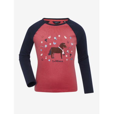 T-shirt manches longues Mini LeMieux Jamie Cranberry T-shirt manches longues Mini LeMieux Jamie Cranberry