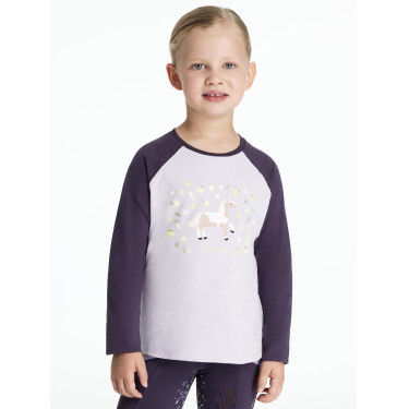 T-shirt manches longues Mini LeMieux Jamie Lilac Violet