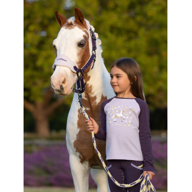 T-shirt manches longues Mini LeMieux Jamie Lilac Violet