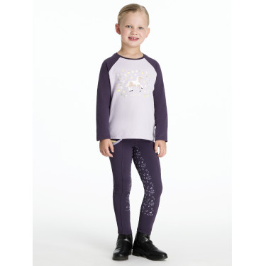 T-shirt manches longues Mini LeMieux Jamie Lilac Violet