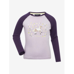 T-shirt manches longues Mini LeMieux Jamie Lilac Violet