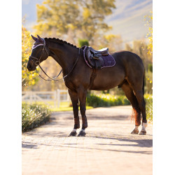 Tapis de selle LeMieux Loire Close Contact Square CSO Juniper Violet