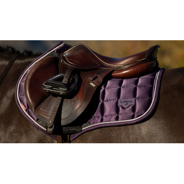 Tapis de selle LeMieux Loire Close Contact Square CSO Juniper Violet