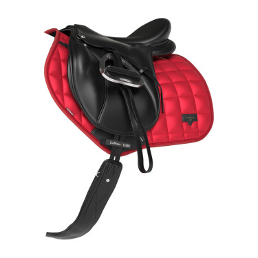 Tapis de selle LeMieux Loire Close Contact Square CSO Chilli Rouge