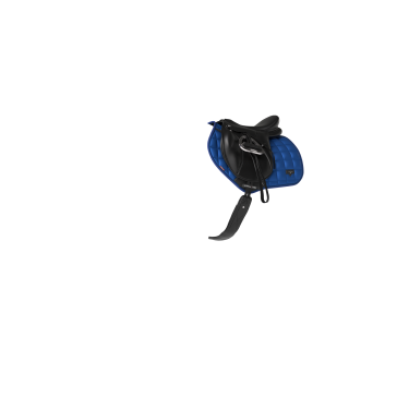 Tapis de selle LeMieux Loire Close Contact Square CSO Bleu benetton