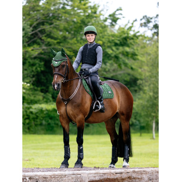 Tapis de selle LeMieux Loire Close Contact Square CSO Vert hunter Tapis de selle LeMieux Loire Close Contact Square CSO Vert hunter