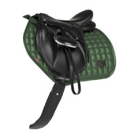 Tapis de selle LeMieux Loire Close Contact Square CSO Vert hunter