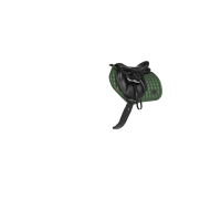 Tapis de selle LeMieux Loire Close Contact Square CSO Vert hunter