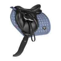 Tapis de selle LeMieux Loire Close Contact Square CSO Benetton Bleu