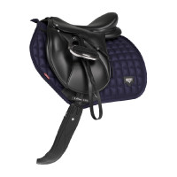 Tapis de selle LeMieux Loire Close Contact Square CSO Bleu marine