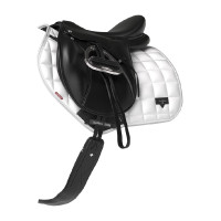 Zadeldek LeMieux Loire Close Contact Square CSO Benetton Blauw