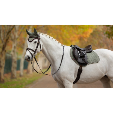 LeMieux Reflective Suede Close Contact Square Zadeldek LeMieux Reflective Suede Close Contact Square Zadeldek