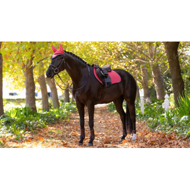 LeMieux Reflective Suede Close Contact Square Zadeldek LeMieux Reflective Suede Close Contact Square Zadeldek