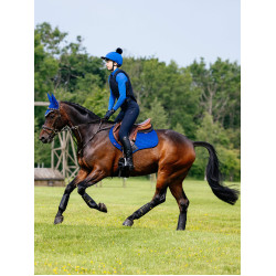 Tapis LeMieux Reflective Suede Close Contact Square Bleu benetton