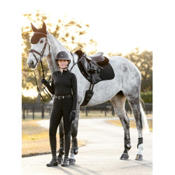 Tapis LeMieux Reflective Suede Close Contact Square Noir Tapis LeMieux Reflective Suede Close Contact Square Noir