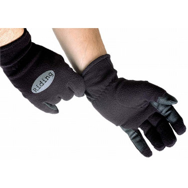 Polar fleece rijhandschoenen T de T Polar fleece rijhandschoenen T de T