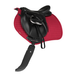 Tapis LeMieux Reflective Suede Close Contact Square Chilli Rouge