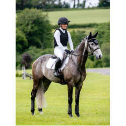 Tapis LeMieux Reflective Suede Close Contact Square Blanc