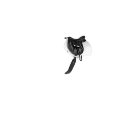 Tapis LeMieux Reflective Suede Close Contact Square Blanc