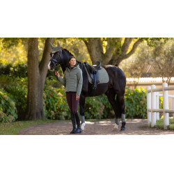 Tapis LeMieux Reflective Suede Dressage Square Rosemary