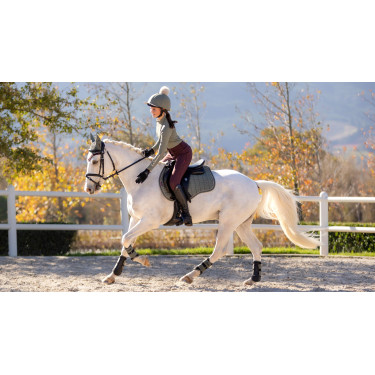 LeMieux Reflective Suede Mixte GP Square Zadeldek LeMieux Reflective Suede Mixte GP Square Zadeldek