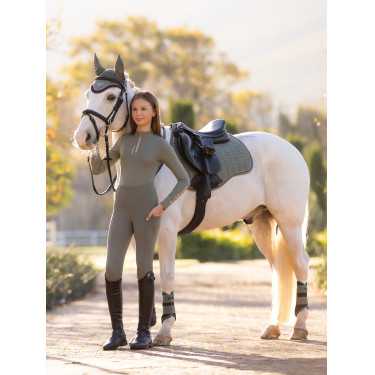 LeMieux Reflective Suede Mixte GP Square Zadeldek LeMieux Reflective Suede Mixte GP Square Zadeldek