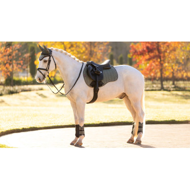 LeMieux Reflective Suede Mixte GP Square Zadeldek LeMieux Reflective Suede Mixte GP Square Zadeldek
