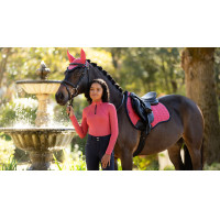 Tapis LeMieux Reflective Suede Mixte GP Square Cranberry