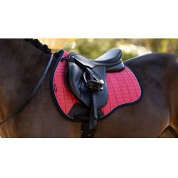 LeMieux Reflective Suede Mixte GP Square Zadeldek Veenbes Roze LeMieux Reflective Suede Mixte GP Square Zadeldek Veenbes Roze