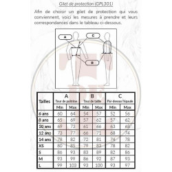 Gilet de Cross level 3 T de T Noir / gris Gilet de Cross level 3 T de T Noir / gris