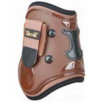 Protèges boulet coque et cuir T de T Noir / marron Protèges boulet coque et cuir T de T Noir / marron