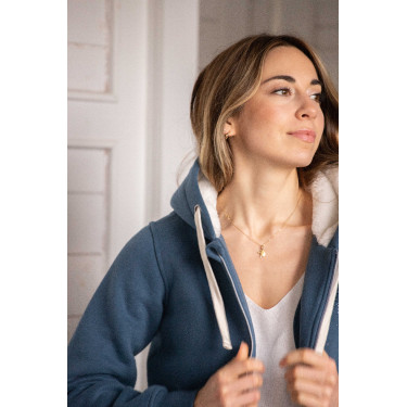 Sweater Pénélope Tressy Denim Blauw